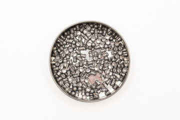 Lead bullets for sports shooting from a 4.5-caliber rifle. 