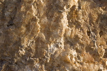 yellow grey  Granite Stone Texture. Rough stone.