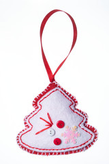 Soft toy. Christmas decorations. Handmade.