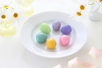 色付きゆで卵　イースターエッグ