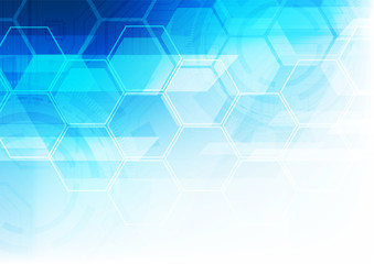 hexagon technology background