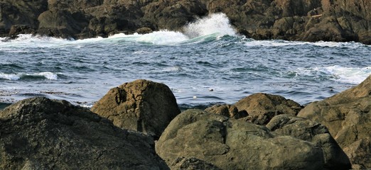 rocks in sea