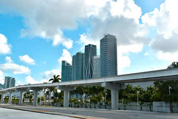 Fototapeta na wymiar Downtown Miami Buildings