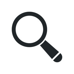 Search, magnifying glass icon