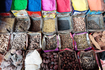 Seed and dye colour market, Kathmandu