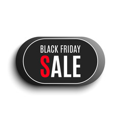 Black friday sale banner. Vector illustration.