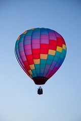 A beautiful morning for a balloon launch.