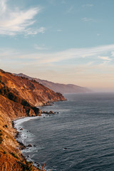 Pacific Coast at Sunset