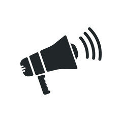 Advertising, megaphone icon