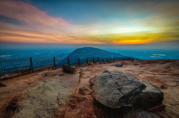 Beautiful view of Nandi hills, Nandi Hills is located near to Bengaluru or Bangalore, Karnataka, India