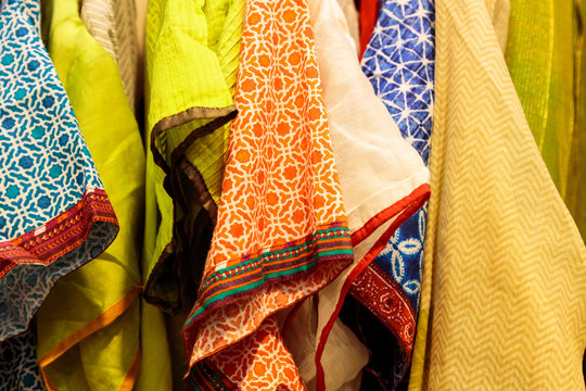 Traditional Nepali clothing detail