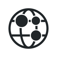 Global community network icon