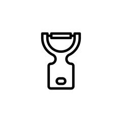 Vector illustration, peeler icon design