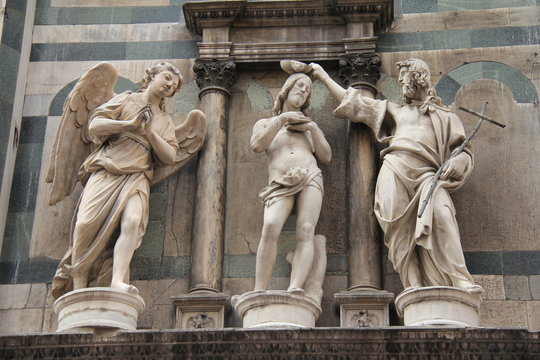 Florence Cathedral - Baptism of Christ - Front View