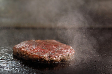 Burger is fried.