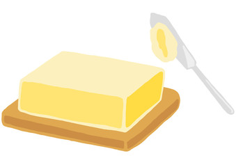 バターとバターナイフ