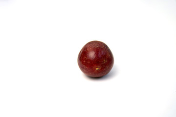 Passion fruit isolated on white