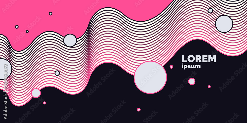 Aufkleber modern backgrounds with abstract elements and dynamic shapes. compositions of colored spots. vector 