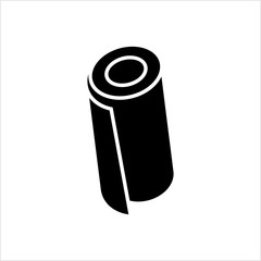 Roll Icon, Mat, Rug, Carpet Or Paper Roll Icon Of Anything