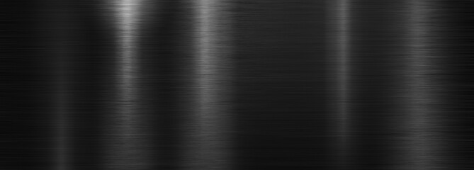 Black brushed polished metal plate or texture - 330661653