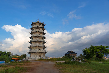 Ancient Chinese traditional temples with history