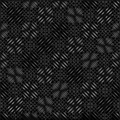 Modern Linear Geometric Abstract Pattern. Steel Gradation. Monochrome Background