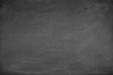 Blackboard with chalk dust particle on textured.  Blank chalkboard background for classroom, education and design concept. - obrazy, fototapety, plakaty