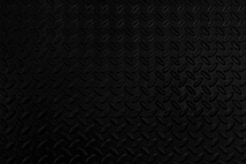 Abstract black background. Black metal texture. Dark rough surface.