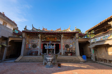 Traditional Chinese temples made of stone