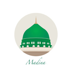 Madinah Mosque Icon Background