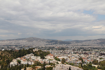 Fototapeta na wymiar Landscape - Hill Top View of Old City