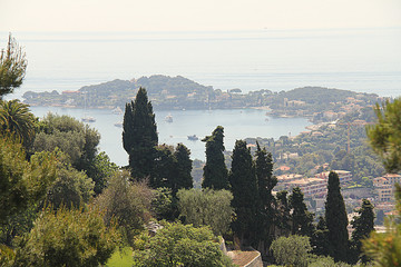 Landscape - Hills and Buildings surrounding Sea