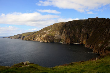 Donegal (Ireland), - July 25, 2016: Slieve League cliffs, Co. Donegal, Ireland
