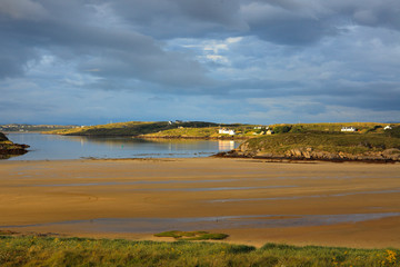Bunberg (Ireland), - July 20, 2016: Bunbeg beach, Co. Donegal, Ireland