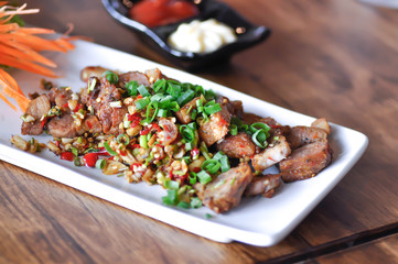 grilled pork or roasted pork