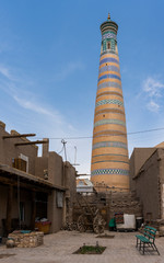 Khiva Islom Hoja Minaret Uzbekistan