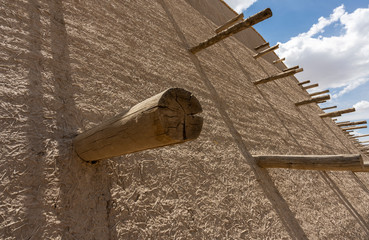 Khiva Wall Beams Uzbekistan