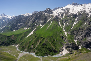 Fototapeta na wymiar Mountains Sughd Tadzjikistan