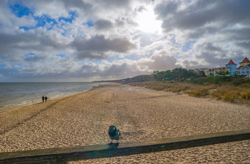 Baltic Sea, Usedom Island, winter, morning. Pictures of carefree life, practically just a few hours before the corona virus crisis changes everyone: the island is now closed. Fear instead of joy.