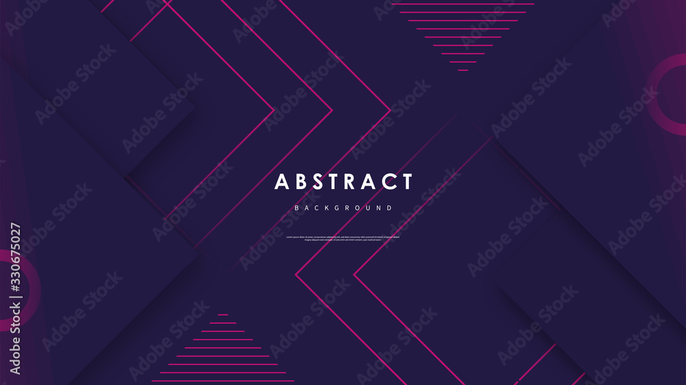 Wall mural abstract wave background with colorful shapes vector