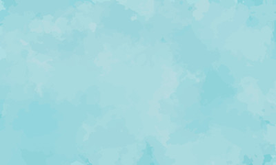 水色の水彩風背景（ベクター）