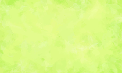 黄緑色の水彩風背景（ベクター）