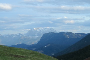 Fototapeta premium Der Wilde Kaiser aus der Ferne