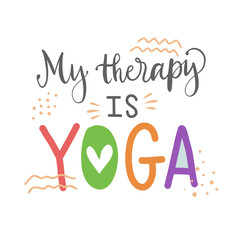 Vector lettering illustration of 