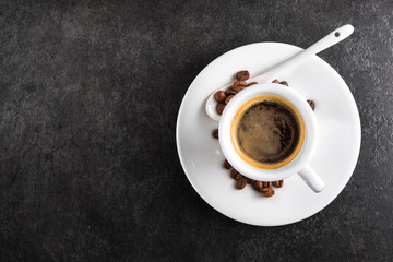 White coffee cup