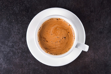 White coffee cup