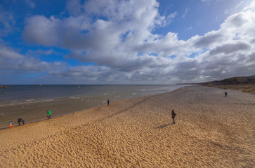 Baltic Sea, Usedom Island, winter, morning. Pictures of carefree life, practically just a few hours...