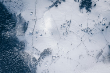 Winter in Transylvania, Romania