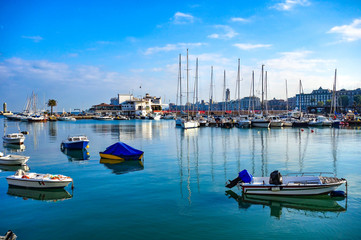 Panoramic view of Bari. Puglia. Italy.