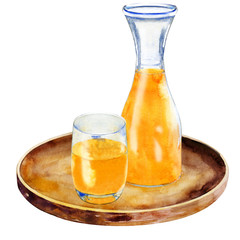 Fresh orange juice